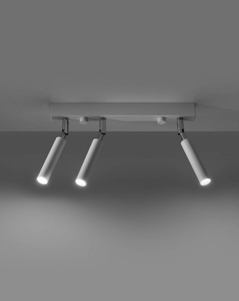 NOWOCZESNY REGULOWANY PLAFON, 3 LAMPY, BIAŁY, G9 NOWOCZESNY REGULOWANY PLAFON, 3 LAMPY, BIAŁY, G9