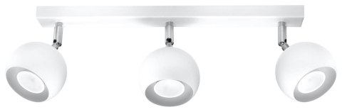 NOWOCZESNY BIAŁY PLAFON, ELEGANCKI, 3 x GU10 NOWOCZESNY BIAŁY PLAFON, ELEGANCKI, 3 x GU10