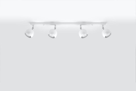 NOWOCZESNY BIAŁY PLAFON, ELEGANCKI, 4 x GU10 NOWOCZESNY BIAŁY PLAFON, ELEGANCKI, 4 x GU10