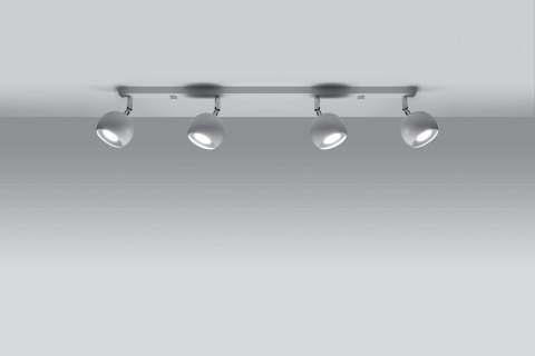 NOWOCZESNY BIAŁY PLAFON, ELEGANCKI, 4 x GU10 NOWOCZESNY BIAŁY PLAFON, ELEGANCKI, 4 x GU10