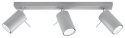 NOWOCZESNA SZARA LAMPA, REGULOWANY SPOT, 3 x GU10