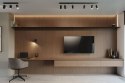 NOWOCZESNA CZARNA LAMPA SUFITOWA, PLAFON, REGULOWANY SPOT, 6 x GU10, 118 CM