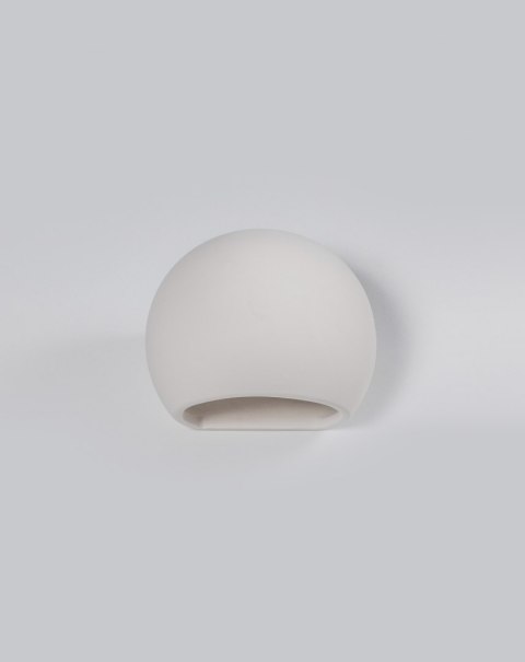 OKRĄGŁY KINKIET CERAMICZNY ŚCIENNY, LAMPA ŚCIENNA, BIAŁY, KULA, NOWOCZESNY OKRĄGŁY KINKIET CERAMICZNY ŚCIENNY, LAMPA ŚCIENNA, BIAŁY, KULA, NOWOCZESNY