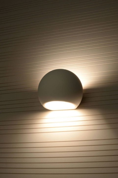 OKRĄGŁY KINKIET CERAMICZNY ŚCIENNY, LAMPA ŚCIENNA, BIAŁY, KULA, NOWOCZESNY OKRĄGŁY KINKIET CERAMICZNY ŚCIENNY, LAMPA ŚCIENNA, BIAŁY, KULA, NOWOCZESNY