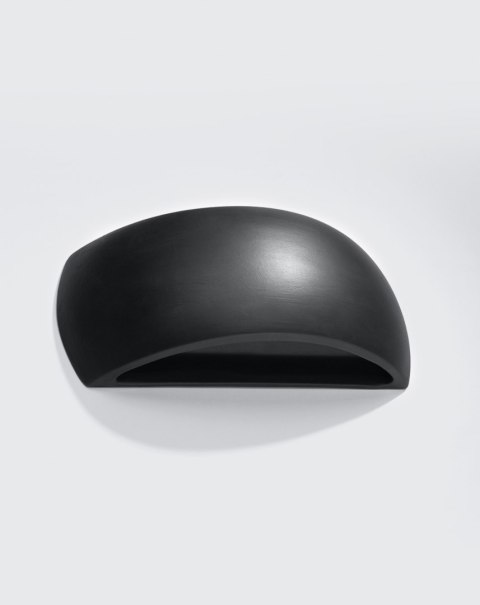 ELEGANCKI KINKIET CERAMICZNY, POZIOMY - CZARNY ELEGANCKI KINKIET CERAMICZNY, POZIOMY - CZARNY