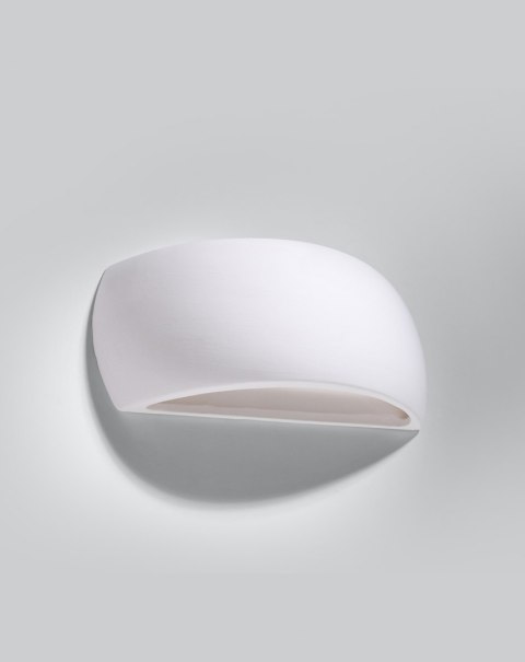 ELEGANCKI KINKIET CERAMICZNY, POZIOMY - BIAŁY ELEGANCKI KINKIET CERAMICZNY, POZIOMY - BIAŁY