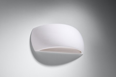 ELEGANCKI KINKIET CERAMICZNY, POZIOMY - BIAŁY ELEGANCKI KINKIET CERAMICZNY, POZIOMY - BIAŁY