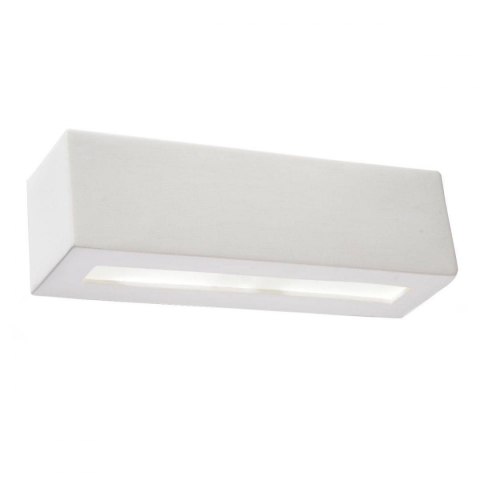 BIAŁY KINKIET ŚCIENNY, LAMPA ŚCIENNA, POZIOMY, PROSTOKĄT, NOWOCZESNY, E27 BIAŁY KINKIET ŚCIENNY, LAMPA ŚCIENNA, POZIOMY, PROSTOKĄT, NOWOCZESNY, E27