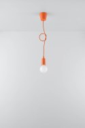 Lampa wisząca DIEGO 1 pomarańczowy