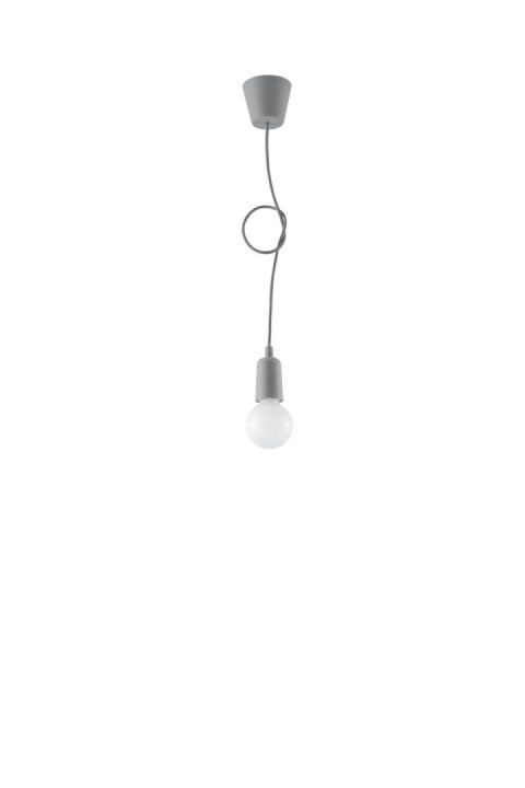 Lampa wisząca DIEGO 1 szara Lampa wisząca DIEGO 1 szara