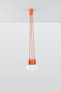 Lampa wisząca DIEGO 3 pomarańczowy