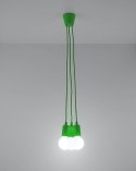 Lampa wisząca DIEGO 3 zielony