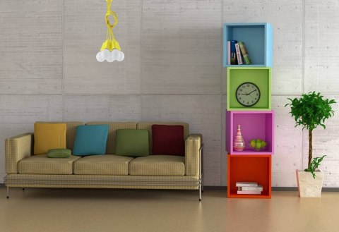 Lampa wisząca DIEGO 3 żółta Lampa wisząca DIEGO 3 żółta