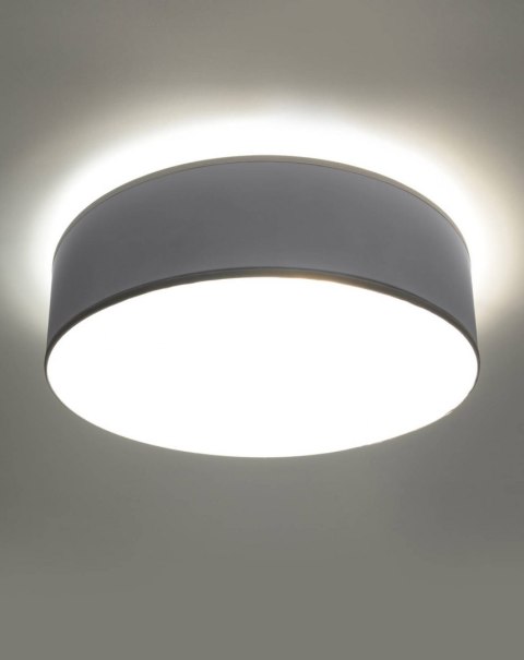 UNIWERSALNY OKRĄGŁY PLAFON 35 cm SZARY, DO SALONU UNIWERSALNY OKRĄGŁY PLAFON 35 cm SZARY, DO SALONU