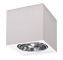 MAŁY BIAŁY PLAFON, KWADRAT, KOSTKA 14 CM, SALON