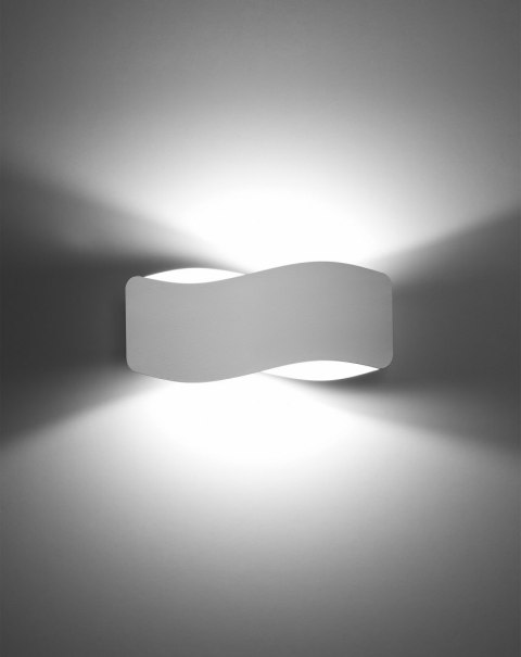 ASYMETRYCZNY POZIOMY KINKIET, BIAŁY, 30 cm, LAMPA ASYMETRYCZNY POZIOMY KINKIET, BIAŁY, 30 cm, LAMPA