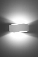 ASYMETRYCZNY POZIOMY KINKIET, BIAŁY, 30 cm, LAMPA