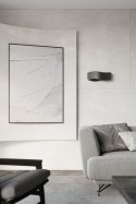 ASYMETRYCZNY POZIOMY KINKIET, CZARNY, 30 cm, LAMPA