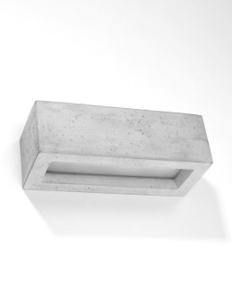 POZIOMY BETONOWY KINKIET, PROSTOKĄT, LOFT, 30 cm