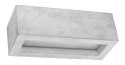 POZIOMY BETONOWY KINKIET, PROSTOKĄT, LOFT, 30 cm