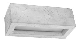 POZIOMY BETONOWY KINKIET, PROSTOKĄT, LOFT, 30 cm