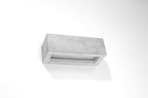 POZIOMY BETONOWY KINKIET, PROSTOKĄT, LOFT, 30 cm POZIOMY BETONOWY KINKIET, PROSTOKĄT, LOFT, 30 cm