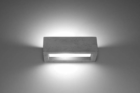 POZIOMY BETONOWY KINKIET, PROSTOKĄT, LOFT, 30 cm POZIOMY BETONOWY KINKIET, PROSTOKĄT, LOFT, 30 cm