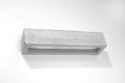 POZIOMY BETONOWY KINKIET, PROSTOKĄT, LOFT, 50 cm