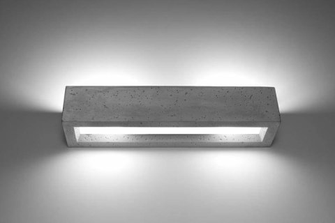 POZIOMY BETONOWY KINKIET, PROSTOKĄT, LOFT, 50 cm POZIOMY BETONOWY KINKIET, PROSTOKĄT, LOFT, 50 cm