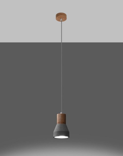 Lampa wisząca QUBIC szara Lampa wisząca QUBIC szara