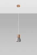 Lampa wisząca QUBIC szara