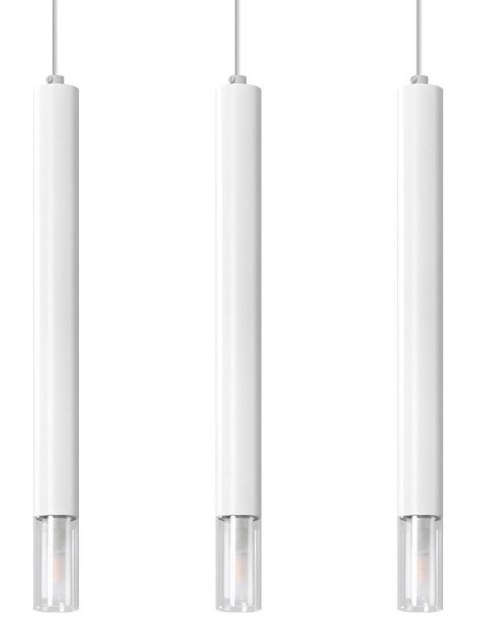 Lampa wisząca WEZYR 3 biała