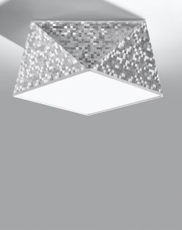 NOWOCZESNY PLAFON, CEKIN, 25 cm, E27, DO LOKALU