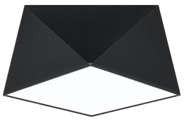 NOWOCZESNY CZARNY PLAFON 25 cm, E27, DO LOKALU