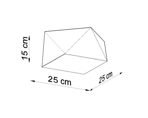 NOWOCZESNY CZARNY PLAFON 25 cm, E27, DO LOKALU NOWOCZESNY CZARNY PLAFON 25 cm, E27, DO LOKALU
