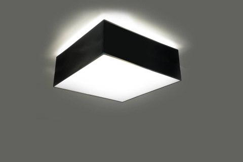 NOWOCZESNY CZARNY PLAFON, KWADRAT 25 cm, SALON E27 NOWOCZESNY CZARNY PLAFON, KWADRAT 25 cm, SALON E27