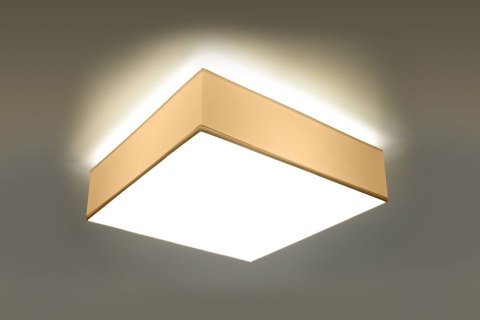 NOWOCZESNY BIAŁY PLAFON, KWADRAT 35 cm, SALON, E27 NOWOCZESNY BIAŁY PLAFON, KWADRAT 35 cm, SALON, E27
