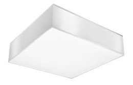 NOWOCZESNY BIAŁY PLAFON, KWADRAT 55 cm, SALON, E27