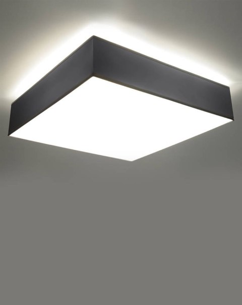 NOWOCZESNY SZARY PLAFON, KWADRAT 55 cm, SALON, E27 NOWOCZESNY SZARY PLAFON, KWADRAT 55 cm, SALON, E27