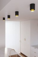 MAŁY PLAFON, CZARNO-ZŁOTY, SALON, KORYTARZ, G9