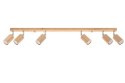 DREWNIANY PLAFON BERG, 6 REGULOWANYCH LAMP, SPOT