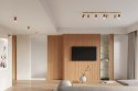 DREWNIANA LAMPA, KWADRAT, 30 CM, LOFT, PLAFON
