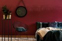 INDUSTRIALNY CZARNY FOTEL DO SALONU LOFT, METALOWY, Z PODUSZKĄ, SZEROKI