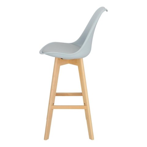 HOKER NORD, DREWNIANY, 80 CM, JASNY SZARY, Z OPARCIEM, DO KUCHNI, DO WYSPY HOKER NORD, DREWNIANY, 80 CM, JASNY SZARY, Z OPARCIEM, DO KUCHNI, DO WYSPY
