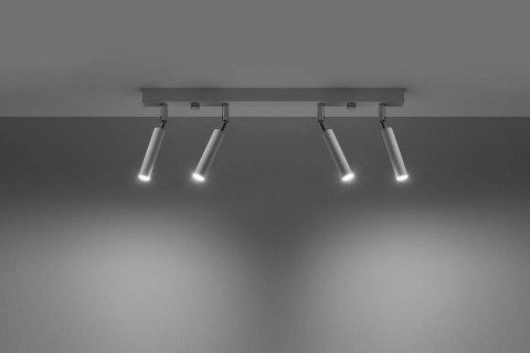 NOWOCZESNY REGULOWANY PLAFON, 4 LAMPY, BIAŁY, G9 NOWOCZESNY REGULOWANY PLAFON, 4 LAMPY, BIAŁY, G9