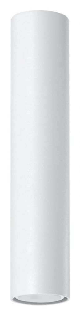 NOWOCZESNY BIAŁY PLAFON, METAL, GU10, RURKA 30 CM