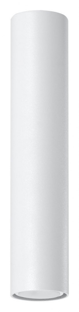NOWOCZESNY BIAŁY PLAFON, METAL, GU10, RURKA 30 CM