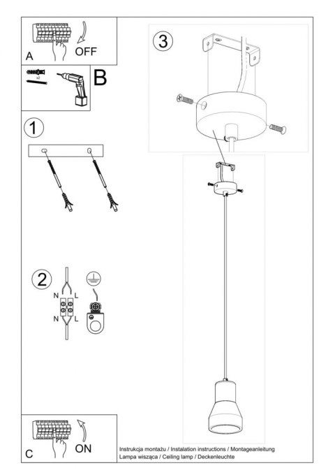 Lampa wisząca QUBIC szara Lampa wisząca QUBIC szara