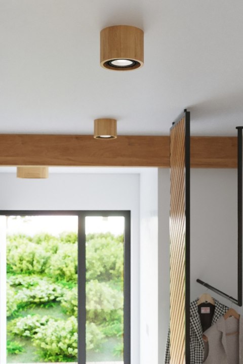 PODWÓJNY DREWNIANY PLAFON, BOHO, LOFT, OWALNY PODWÓJNY DREWNIANY PLAFON, BOHO, LOFT, OWALNY