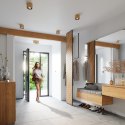 PODWÓJNY DREWNIANY PLAFON, BOHO, LOFT, OWALNY